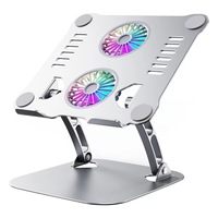 TBFIT NOUVEAU 360 Support D'ordinateur Portable Réglable Pliable En Métal Support D'ordinateur Portable Support Avec Ordinateur Portable Rotation Base Support Pour Ordinateur Portable