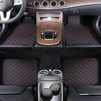 Tapis de sol de voiture pour Chevrolet Equinox & GMC Subaru Forester Renault Captur Cadillac XT5, tapis de voiture 5D en cuir diamanté, qualité supérieure