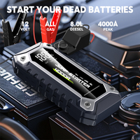 Vente directe d'usine Vant 4000A Kit de démarrage de saut de voiture avec lampe de poche Kit d'urgence Batterie de voiture Pack de démarrage de saut