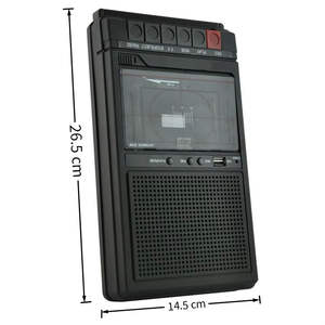 Grabadora de Casete Inalámbrica Portátil BT 5.0 con Reverso Automático, Micrófono Incorporado, Altavoz de 3.5 Pulgadas y Reproductor de MP3 - Product Image 2