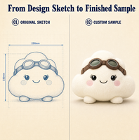 Peluche Monstre Spatial Personnalisée OEM, Jouet en Peluche Doux Astronaute Pilote, Vente en Gros Usine, Peluche pour Enfants, Cadeau Promotionnel