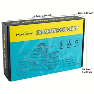 Voiture robot 4 roues motrices, jouets éducatifs STEM, kit de robotique, kit robotique pour Arduino - Product Image 6