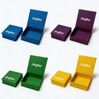 Boîte d'emballage personnalisée de qualité supérieure, boîte noire personnalisée, boîte d'emballage rigide en carton pour bougies de luxe, boîte cadeau magnétique