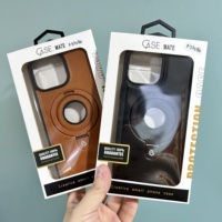 Casing Ponsel Kulit PU Premium Populer untuk iPhone 14 Pro Max 16 Pro, Casing Kulit Ponsel 16 Pro Max dengan Magnet