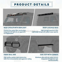 Nouveaux produits : Kit carrosserie style 4x4 avec conversion de pare-chocs pour Mercedes Classe G W464 W465, compatible G350 G450 G500 G550