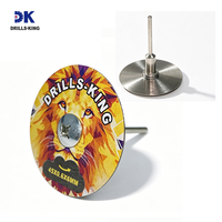 Disque de coupe ultra-fin Drills-King 45 mm 0,6 mm pour carreaux de porcelaine et céramique, lame de scie miniature pour marbre avec tige ronde