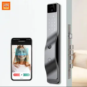 3D Nhận dạng khuôn mặt thông minh khóa cửa với máy ảnh cerradura Wifi sinh trắc học vân tay an ninh hoàn toàn tự động khóa thông minh