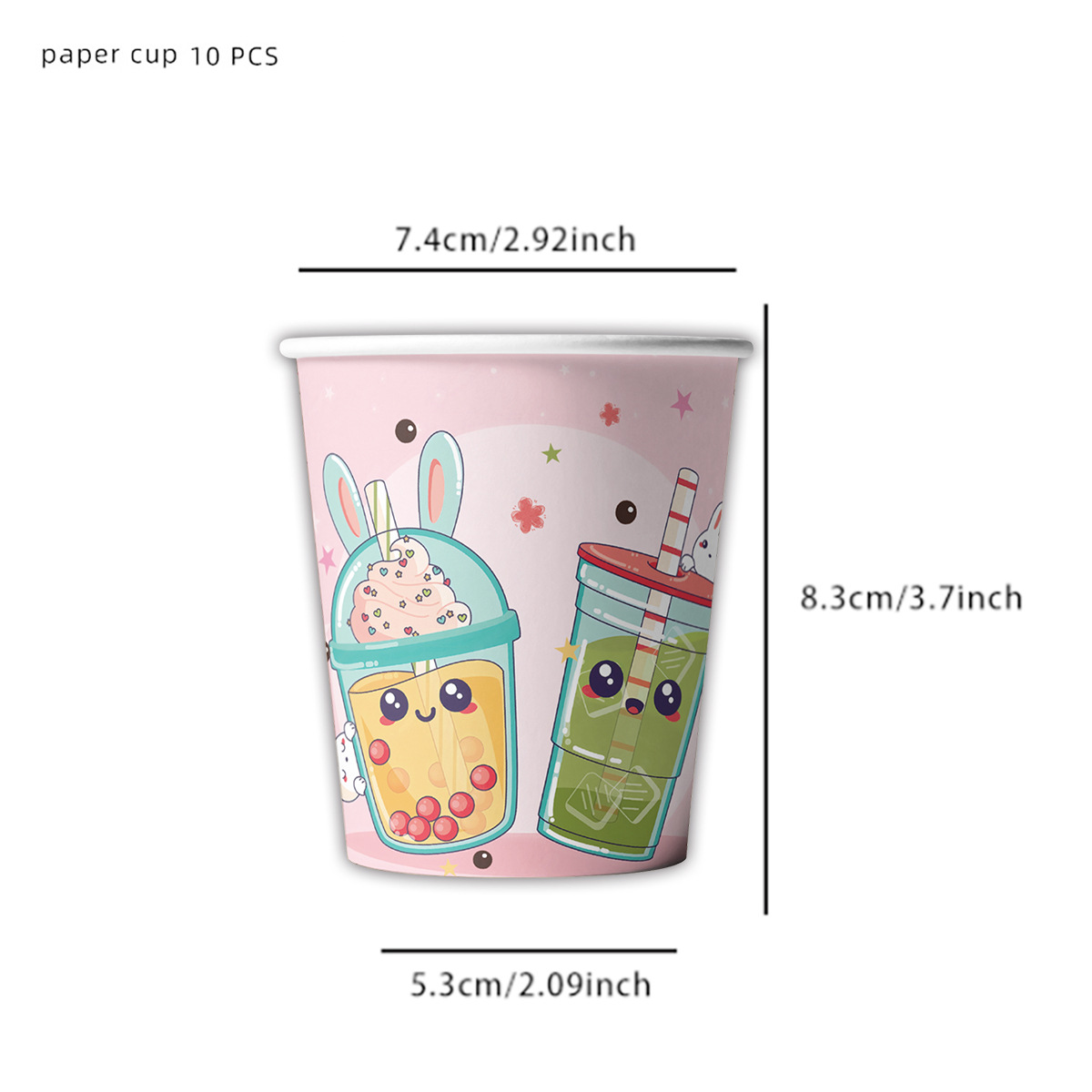 colorful  paper cup * 10pcs