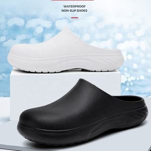 Chef EVA zuecos antideslizantes a prueba de aceite impermeables Zapatillas de casa ligeras cómodas botas de trabajo de seguridad - Product Image 4