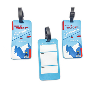Etiqueta de Equipaje de Silicona PVC Suave Personalizable con Logotipo, Accesorios de Viaje, Etiqueta de Equipaje Promocional para Negocios - Product Image 6