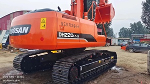 รถขุดตีนตะขาบ DOOSAN DX220-9 มือสองจากเกาหลีแท้ น้ำหนัก 20 ตัน เครื่องยนต์เดิม ชั่วโมงการทำงานต่ำ รถขุดไฮดรอลิกขนาดเล็ก สำหรับงานต่างๆ - Product Image 5