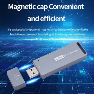 กล่องใส่ฮาร์ดดิสก์ <span class=keywords><strong>M</strong></span>.2 tishric <span class=keywords><strong>M</strong></span>.2 SSD NVMe ใส่ฮาร์ดดิสก์ USB3.1ใส่โดยตรงกล่องภายนอกรองรับ2242 SSD สำหรับแล็ปท็อปพีซี - Product Image 4