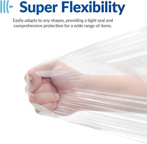 Película Estirable Transparente de Polietileno (PE) <span class=keywords><strong>a</strong></span> Precio de Mayoreo, Rollo de Película Estirable <span class=keywords><strong>a</strong></span> Prueba de Polvo para Embalaje - Product Image 6