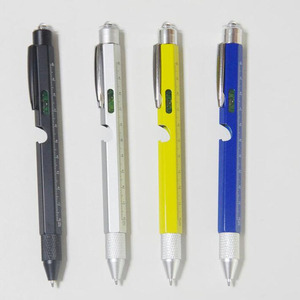 Tùy Chỉnh Công Cụ Bút 8-Trong-1 Mới Lạ Đa Chức Năng Mở Chai <span class=keywords><strong>LED</strong></span> Ánh Sáng Tuốc Nơ Vít Cai Trị Cá Nhân Bút Bi - Product Image 6