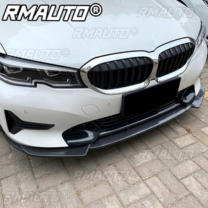 Front Bumper Lip Spoiler Diffuser <b>Splitters</b> Body Kit Aprons Cover Guard Trim for BMW 3 Series G20 G21 320i 325i 2019-2022 - Product Image 4
