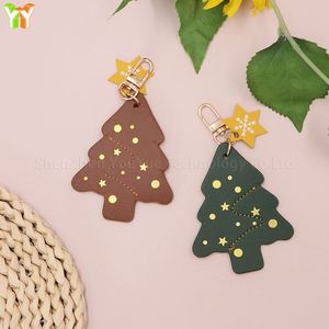 Hot Selling Christmas Tree Keychain Merry Christmas <b>Bag</b> <b>Charms</b> Festival Gift Key Chain - Product Image 3