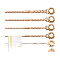 Cordes de guitare électrique en celluloid enduit, durables et antirouille, marque OEM, cordes lâches 1-6, modèle 010 KACN511