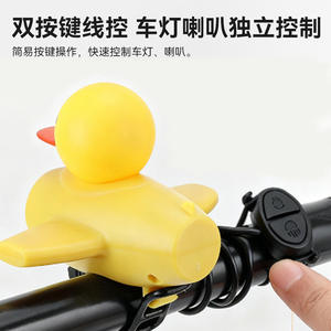 Luz LED para Bicicleta Duck Bike, Faro Delantero de Plástico para Ciclismo Nocturno, Accesorio con Correas de Montaje - Product Image 3