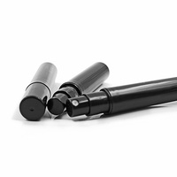 Flacon atomiseur de parfum vide en plastique PP de 2 ml, 3 ml, 5 ml avec pompe à clipser, sans fuite, impression sérigraphique et dorure