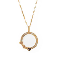 Nouveau 2026 LIVE4U Pendentif médaillon rétro personnalisé en cuivre 14K, ouvrable, série animale, boîte transparente creuse, pour collier DIY