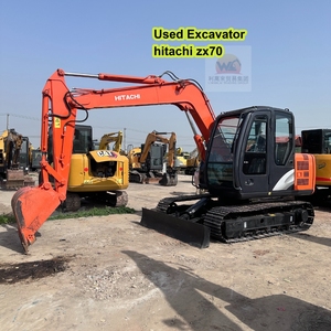 Multifunctional Used Excavator Hitachi ZX70 Compact Crawler Digger For Landscaping Road Construction Water <b>Conservancy</b> in Stock - Product Image 1