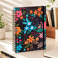Carnet scolaire OEM A5 avec bande élastique personnalisée, carnet de bureau, fourniture directe d'usine