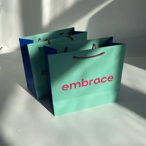 Bolsas de Papel Impresas a Color de Nuevo Diseño, Bolsas de Cartón para Cosméticos, Joyería, Relojes, Zapatos, Bolsas de Regalo para Ropa - Product Image 3