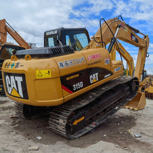 Excavadora de cadenas Caterpillar 315D usada de 15 toneladas, excelente rendimiento de trabajo, excavadora de cadenas Cat 315 320 330 - Product Image 1
