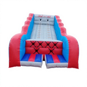Outdoor interactive carnival party attraction jeux gonflables jacob's <b>ladder</b> inflatable climbing stairs games - Product Image 1