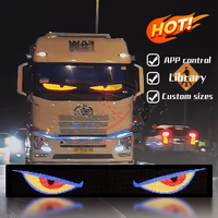 Internet Celebrity Devil Eye LED Écran Car Eye Light Truck Dynamic LED Light Smart Car Sticker
