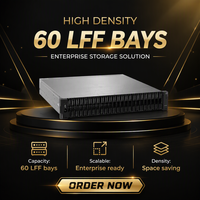 Boîtier d'extension Lenovo ThinkSystem DE600S Gen2 4U60 LFF SAS 3 12 Gb/s pour rangement en rack
