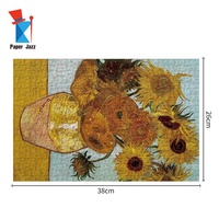 Jeu de Puzzle en carton de haute qualité Puzzle en papier tournesol personnalisé 1000 pièces