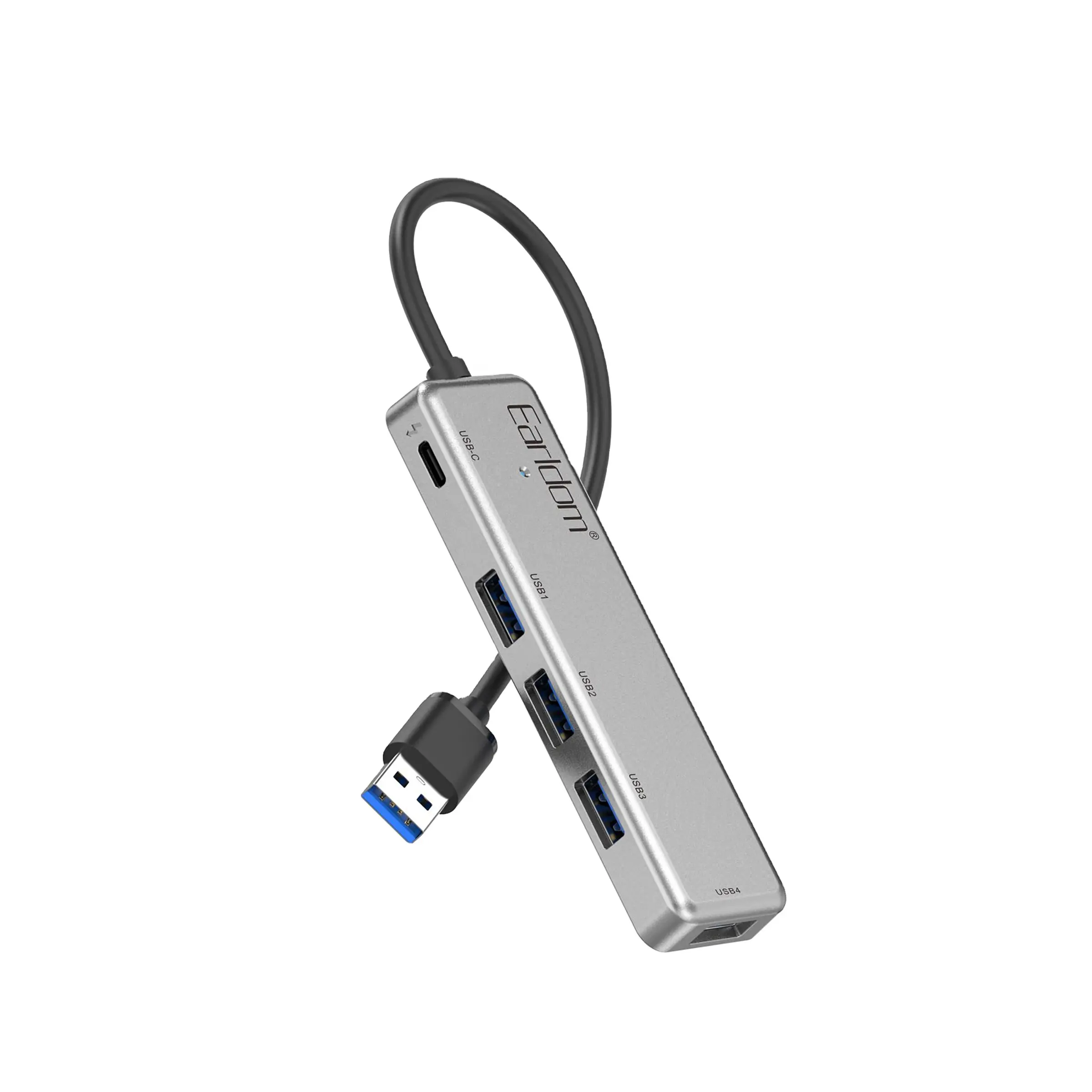 רוזנות 4 ב 1 USB 2.0 HUB תחנת עגינה ל-usb 3.0 2.0 4 יציאות מפצל רב OTG מתאם עבור macbook Pro מחשב מחשב