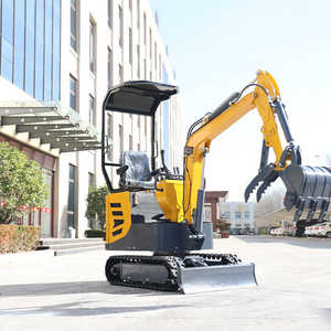 Miniexcavadora China ELORRY EL12 de 1.2t con Motor de Giro, Excavadora de Orugas Económica - Product Image 1