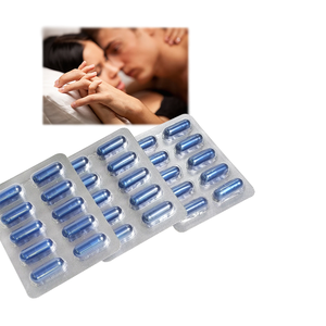 Капсулы с экстрактом травы для увеличения времени, синие таблетки для повышения фертильности, Мака эпимедиум, витамин для мужчин - Product Image 1