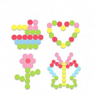Projets artistiques pour enfants, 50 pièces, 5-7 ans, petits disques en bois colorés, jouet DIY, artisanat fantastique et science-fiction - Product Image 4
