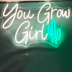 Enseigne néon You Glow Girl personnalisée, multicolore, télécommandée, murale, cadeau pour bébé, décoration pour la maison, les fêtes, les voitures, les entreprises et les événements - Product Image 3