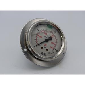 MANOMÈTRE À GLYCÉRINE ORIGINAL SUPPLY CL 1.6 0-160 <span class=keywords><strong>BAR</strong></span> 0-2300 <span class=keywords><strong>PSI</strong></span> <span class=keywords><strong>EN</strong></span> 837-1 - Product Image 1