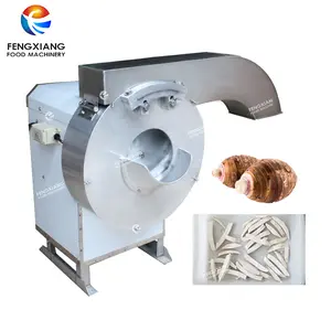 FC-502 Commercial Vegetable Processing Sweet Potato Chips Slicing Machine Carrot Taro Strip Cutter Machine