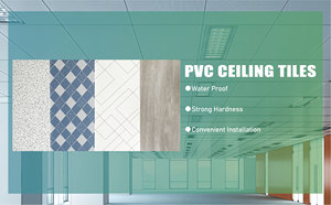 Pellicola in PVC Goffrato Impermeabile per Soffitti in Gesso 100g/90g, <span class=keywords><strong>Film</strong></span> Decorativo per Piastrelle da Soffitto - Product Image 4