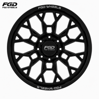 Vente flash - Roues en alliage forgé personnalisées noires de 22, 26 et 28 pouces, 8x6.5, 8x170, 8x180 pour Ford RAM Full-Size Pickup