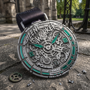 Medalla de Esmalte Personalizada, con Relieve 3D de Lujo, de Aleación de Zinc, Redonda, con Diseño de Engranaje <span class=keywords><strong>Steampunk</strong></span>, para Eventos Corporativos o como Recuerdo - Product Image 3