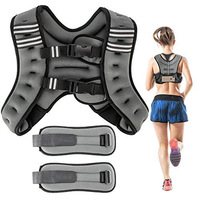 Chaleco con Peso Ajustable para Entrenamiento Físico y Deportes de Carrera, Ropa con Peso de Hebilla Simple/Doble
