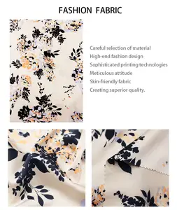 WI-E03 nóng bán Stretch Nền trắng hoa kỹ thuật số in thiết kế Stretch Bridal Silk Satin vải cho hàng may mặc