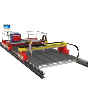 LANCNC Ground Rail Gantry Mode, Multiple Functions CNC Cutting Machine, Laser Plasma Flame Multifunctional Cutting Mode