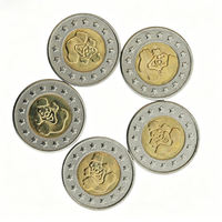 Sunmo Jetons de jeu d'arcade en métal personnalisés, jetons en alliage de zinc pour machine à laver, jetons pour distributeur de jetons personnalisable, jetons pour machine à jetons DIY