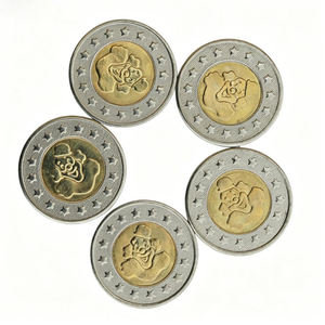 Sunmo Jetons de jeu d'arcade en métal personnalisés, jetons en alliage de zinc pour machine à laver, jetons pour distributeur de jetons personnalisable, jetons pour machine à jetons DIY - Product Image 2