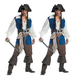 Disfraz <span class=keywords><strong>de</strong></span> pirata <span class=keywords><strong>de</strong></span> Halloween, disfraz <span class=keywords><strong>de</strong></span> <span class=keywords><strong>parejas</strong></span> masculinas y femeninas, disfraz <span class=keywords><strong>de</strong></span> pirata adulto del Caribe - Product Image 5