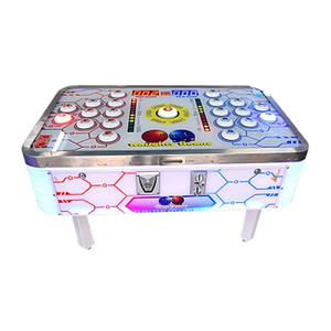 Chine fabricant dessin animé équipement d'amusement Double haricot battant contre jeu haricot Console marteau jeu - Product Image 4
