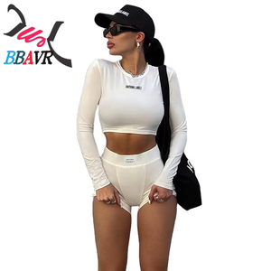 Ropa Deportiva Personalizada para Mujer, Nueva Ropa de Yoga de Spandex con Cintura Alta, Chaqueta de Gimnasio para Mujer, Conjuntos Deportivos de Manga Larga sin Costuras - Product Image 1